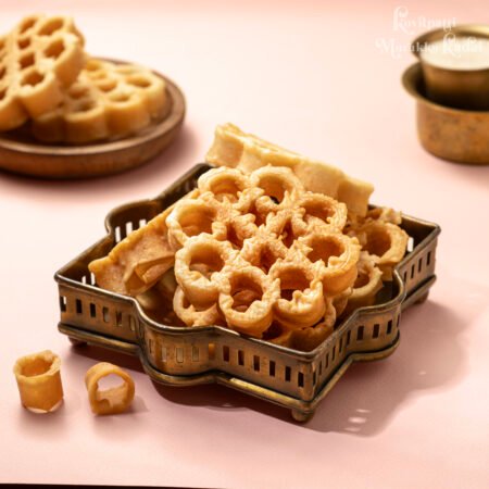 Atchu Murukku traditional flower-shaped South Indian sweet snack from Kovilpatti Murukku Kadai