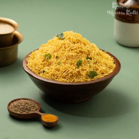 Omapodi traditional South Indian crispy snack from Kovilpatti Murukku Kadai
