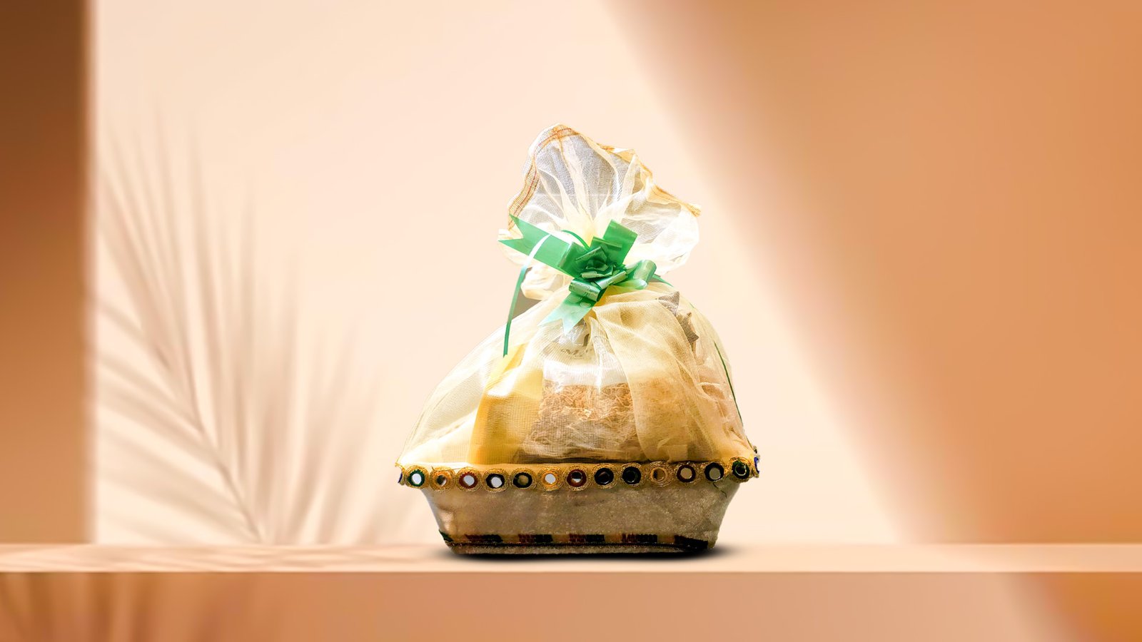 Premium gift hamper for corporate gifts featuring assorted Indian sweets and snacks